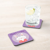 Happy Easter Bunny Drink Onderzetter (Rechterzijde)