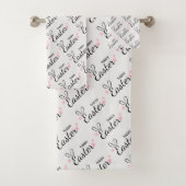 Happy Easter Bunny Ears Bad Handdoek (Insitu)