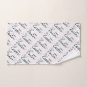 Happy Easter Bunny Ears Bad Handdoek (Handdoek)