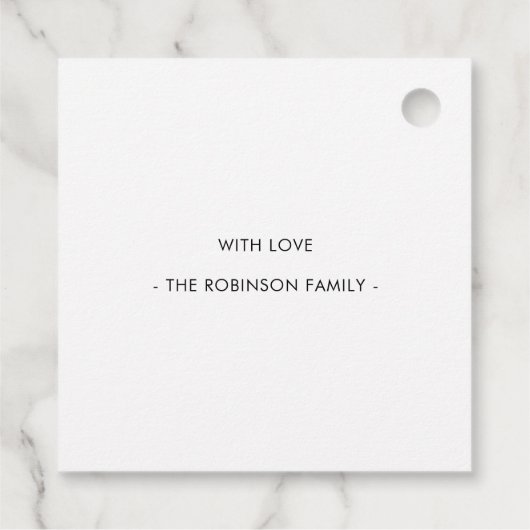 Happy Easter Bunny Ears & Feet Bedankjes Labels (Achterkant)