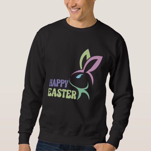 Happy Easter Bunny Easter Day Men Women Kids Trui (Voorkant)