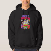 Happy Easter Bunny Easter Eggs Hoodie (Voorkant)