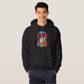Happy Easter Bunny Easter Eggs Men Women Kids Hoodie (Voorkant volledig)