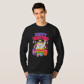 Happy Easter Bunny Easter Eggs T-shirt (Voorkant volledig)