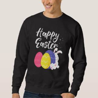 Happy Easter Bunny Egg Basket Trui