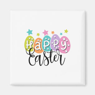 Happy Easter Bunny Egg Hunt Paasdag Shirt Familie Magneet