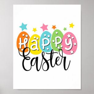 Happy Easter Bunny Egg Hunt Paasdag Shirt Familie Poster