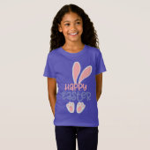 Happy Easter Bunny Egg Religieus ontwerp Grappig k T-shirt (Voorkant volledig)