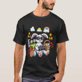 Happy Easter Bunny Egg Videogame L Gamer Easter T-shirt (Voorkant)