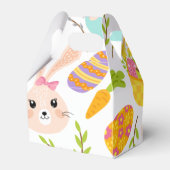 Happy Easter Bunny Eggs, Spring Pattern Gift Bedankdoosjes (Voorkant Zijde)