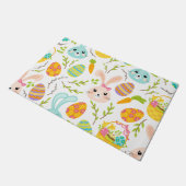 Happy Easter Bunny Eggs, Spring Pattern Gift Deurmat (Schuin)
