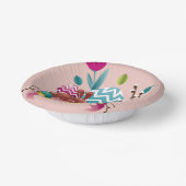 Happy Easter bunny, eierontwerp Papieren Kommen (Gebogen)