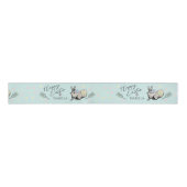 Happy Easter Bunny en Egg Pattern Grosgrain Lint (Voorkant)