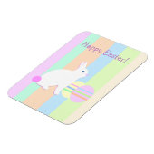 Happy Easter Bunny en Eggs Magneet (Linkerzijde)