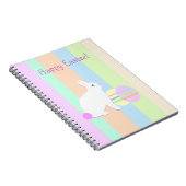 Happy Easter Bunny en Eggs Notitieboek (Rechterzijde)