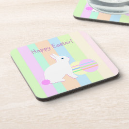 Happy Easter Bunny en Eggs Onderzetter