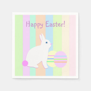 Happy Easter Bunny en Eggs Servetten