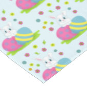 Happy Easter Bunny en Eggs Tafelkleed (Gekanteld)