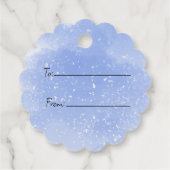 Happy Easter Bunny en Mand Eieren Bedankjes Labels (Achterkant)