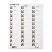 Happy Easter Bunny Etiket (Full Sheet)