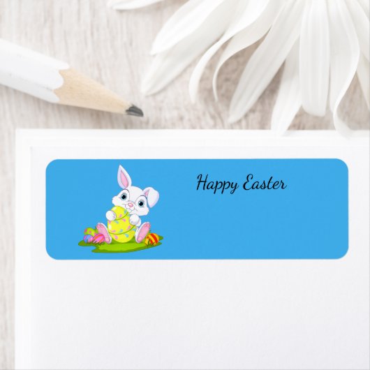 Happy Easter Bunny Etiket (Insitu)