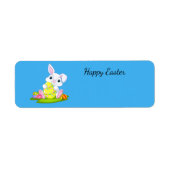 Happy Easter Bunny Etiket (Voorkant)