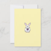 Happy Easter Bunny Family Fotokaart Aanpassen Kaart (Achterkant)