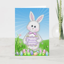 Happy Easter Bunny Feestdagen Kaart