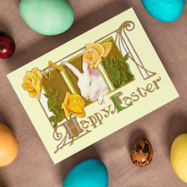 Happy Easter Bunny Feestdagen Kaart