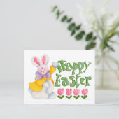 Happy Easter Bunny Feestdagenkaart (Staand voorkant)