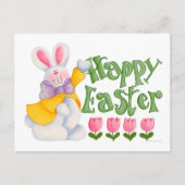 Happy Easter Bunny Feestdagenkaart (Voorkant)