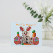 Happy Easter Bunny Feestdagenkaart (Staand voorkant)