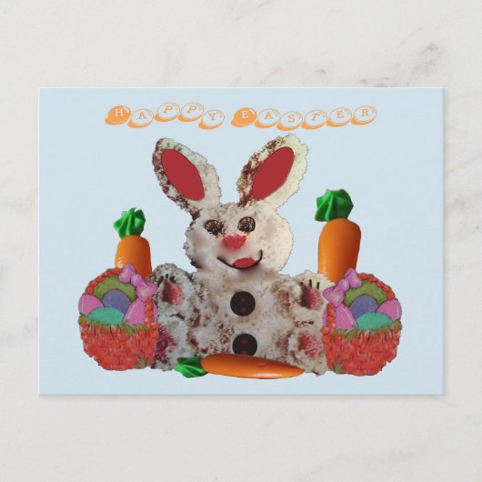 Happy Easter Bunny Feestdagenkaart (Voorkant)
