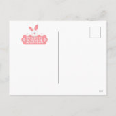 Happy Easter Bunny Feestdagenkaart (Achterkant)