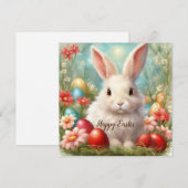 Happy Easter bunny Feestdagenkaart (Voorkant / Achterkant)