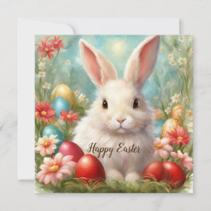 Happy Easter bunny Feestdagenkaart