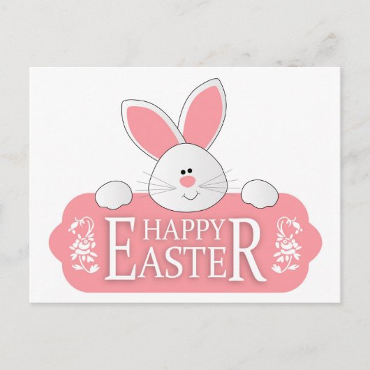 Happy Easter Bunny Feestdagenkaart (Voorkant)