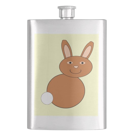 Happy Easter Bunny-flessen Flacon (Voorkant)