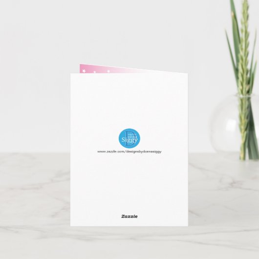 Happy Easter Bunny Fun Feestdagen Kaart (Achterkant)