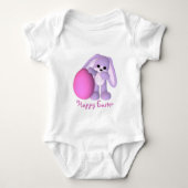 Happy Easter Bunny Giant Egg Romper (Voorkant)