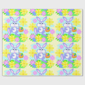 Happy Easter Bunny Gift Wrap Cadeaupapier (Vlak)