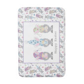 Happy Easter Bunny Gnomes Badmat (Voorkant Verticaal)