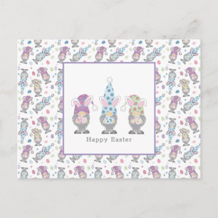 Happy Easter Bunny Gnomes Briefkaart