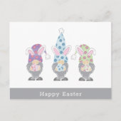 Happy Easter Bunny Gnomes Briefkaart (Voorkant)