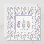 Happy Easter Bunny Gnomes Kaart (Voorkant)