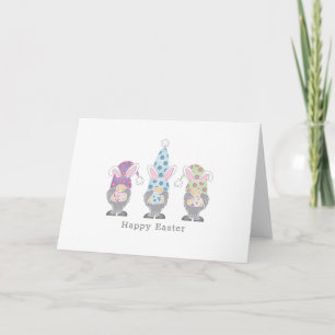 Happy Easter Bunny Gnomes Kaart