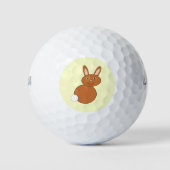 Happy Easter Bunny Golf Ball Golfballen (Voorkant)