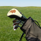 Happy Easter Bunny Golf Driver Hoesje Golfheadcover (Insitu)