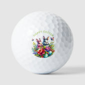 Happy easter Bunny Golfballen (Voorkant)