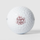 Happy Easter Bunny Golfballen (Voorkant)